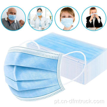 Máscaras faciais médicas descartáveis ​​3Ply Earloop